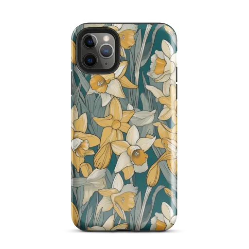 Daffodil Nocturne on a Tough Case for iPhone®