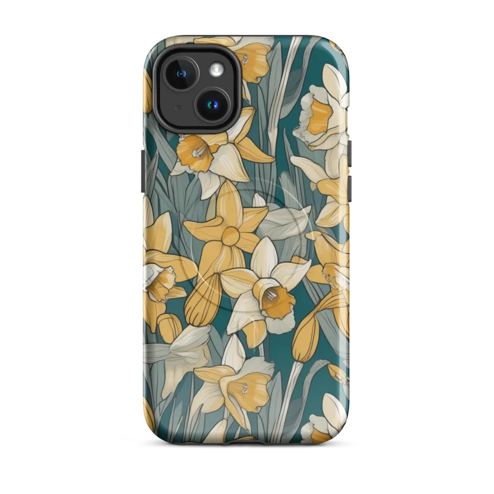 Daffodil Nocturne on MagSafe Tough Case for iPhone® — Front