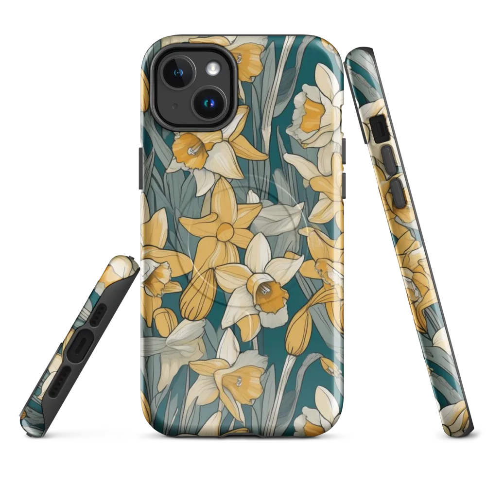 Daffodil Nocturne on MagSafe Tough Case for iPhone® — Front