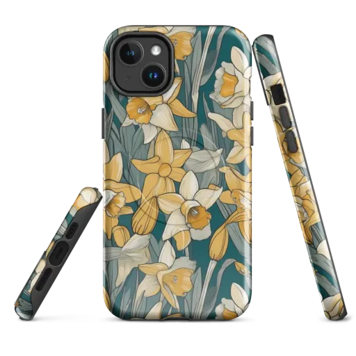 Daffodil Nocturne on a MagSafe Tough Case for iPhone®