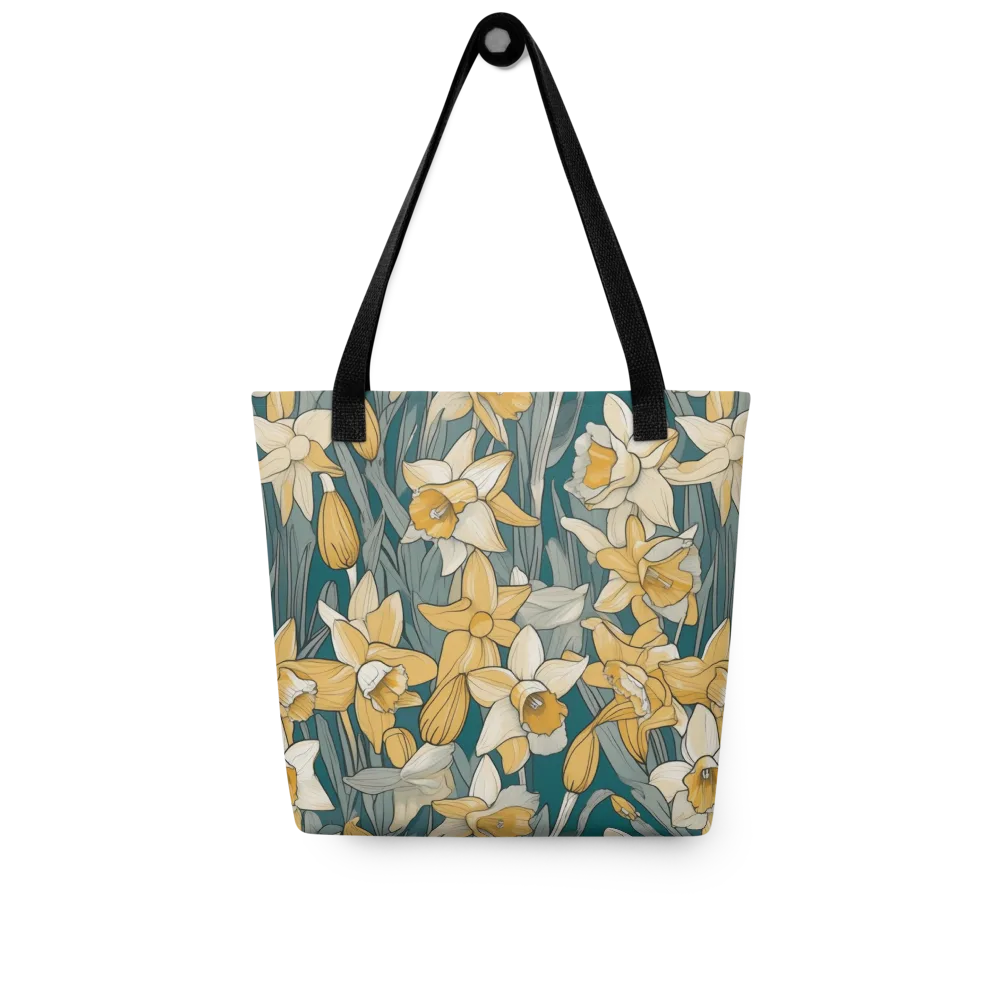Daffodil Nocturne on Tote Bag — Front
