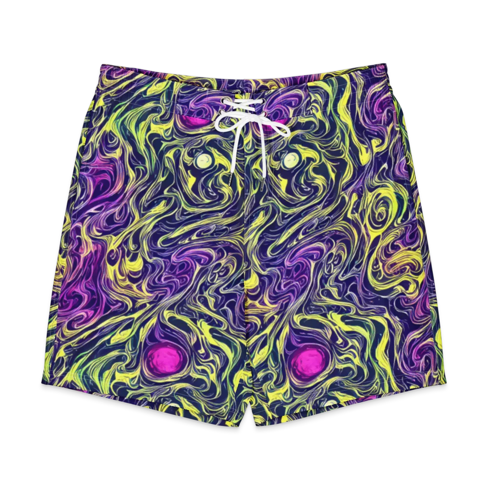 Vivid Drift on Men's Board Shorts — Front