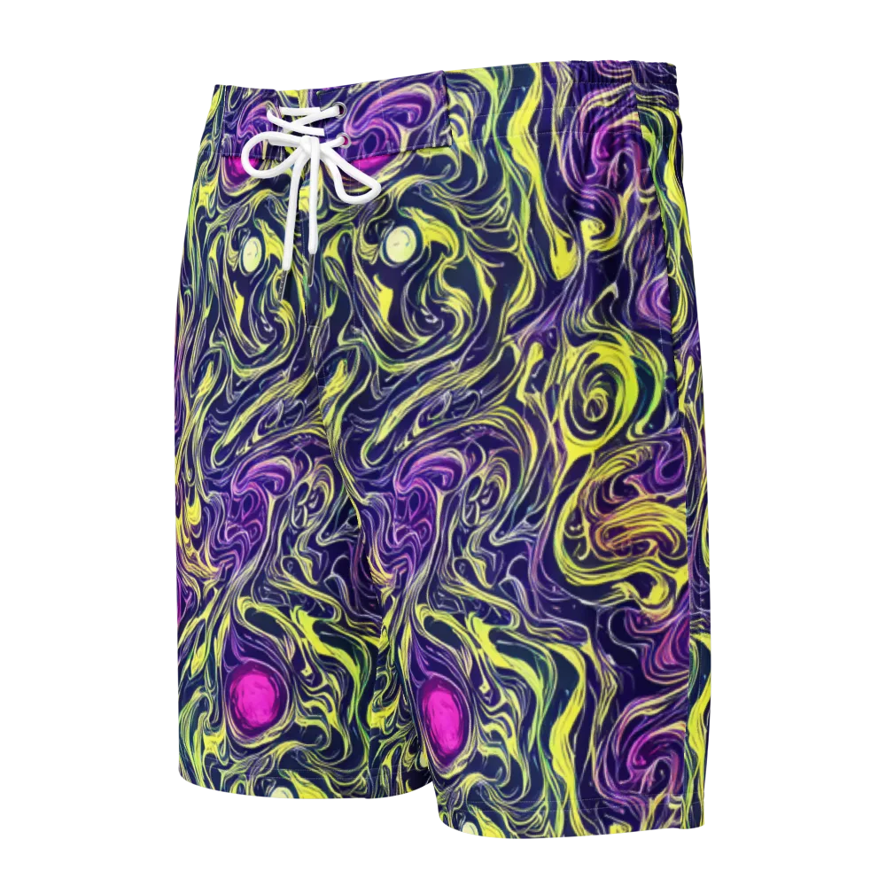 Vivid Drift on Men's Board Shorts — Front