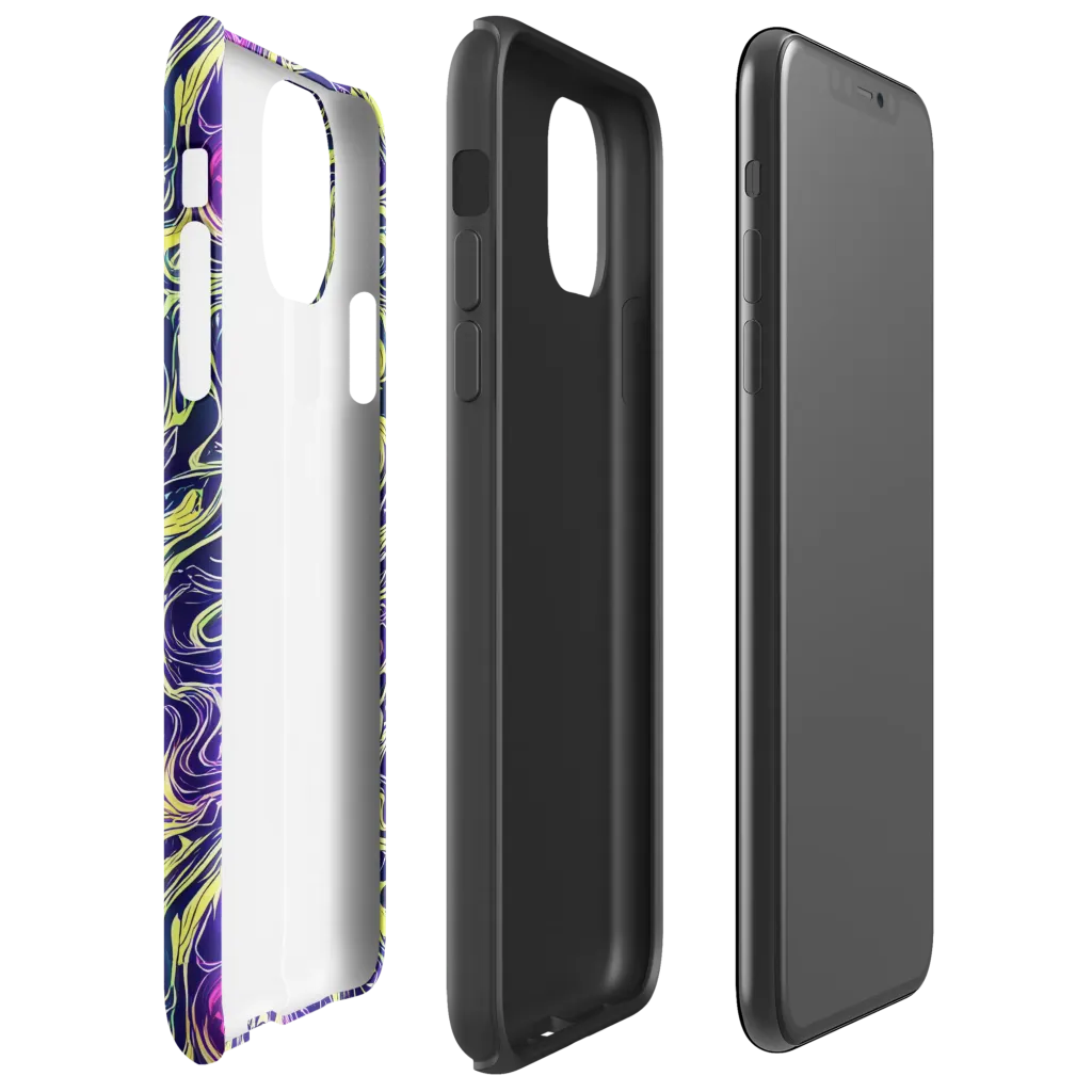Vivid Drift on Tough Case for iPhone® — Right