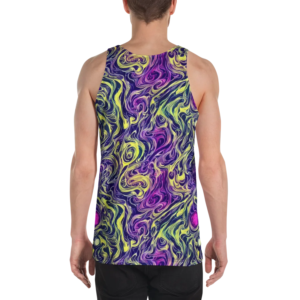 Vivid Drift on Men's Tank Top — Back