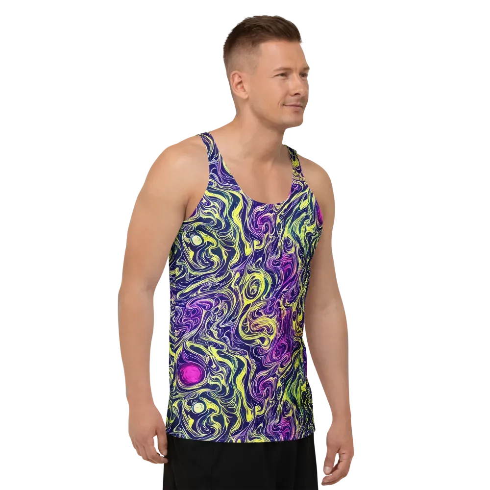 Vivid Drift on Men's Tank Top — Right Front