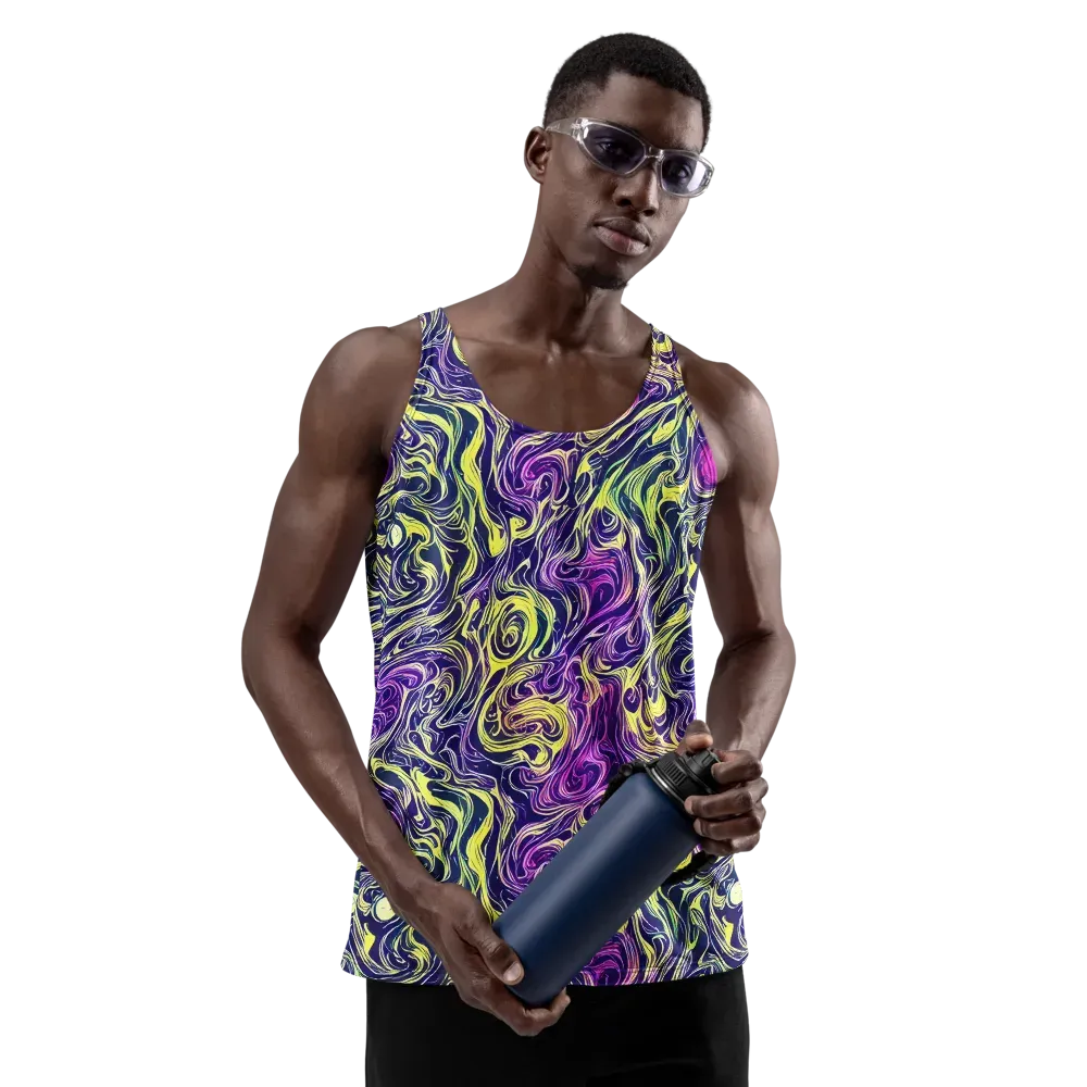 Vivid Drift on Men's Tank Top — Front