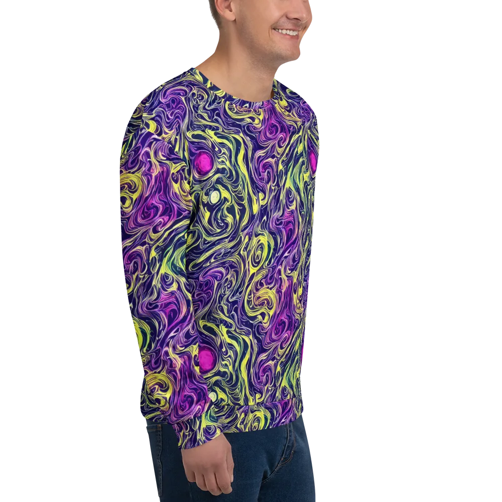 Vivid Drift on Sweatshirt — Right Front