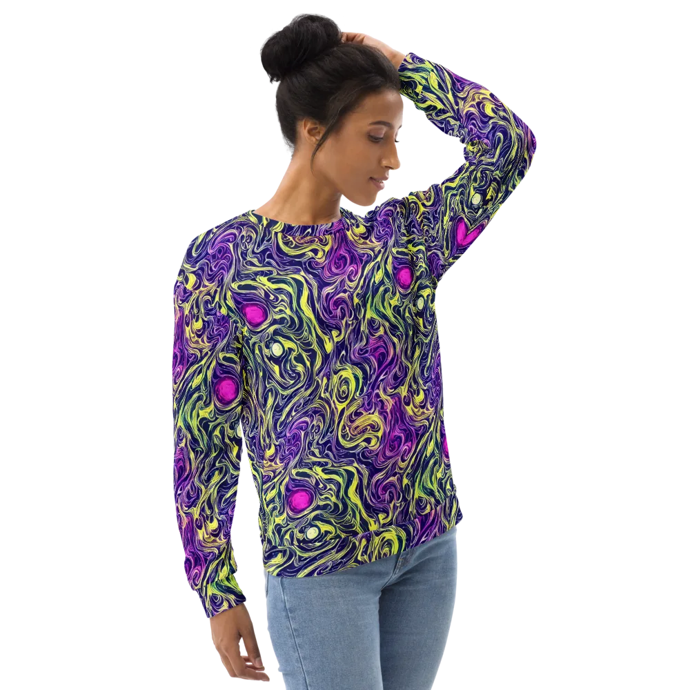 Vivid Drift on Sweatshirt — Right Front