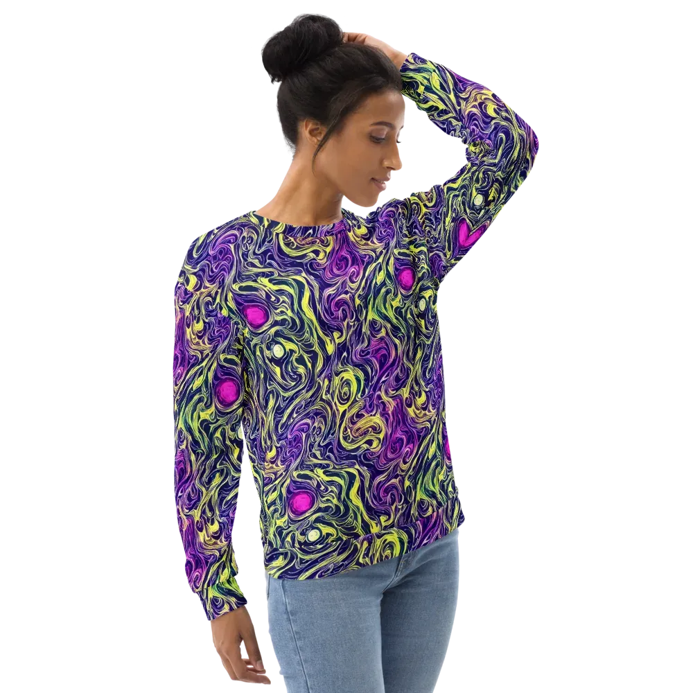 Vivid Drift on Sweatshirt — Right Front