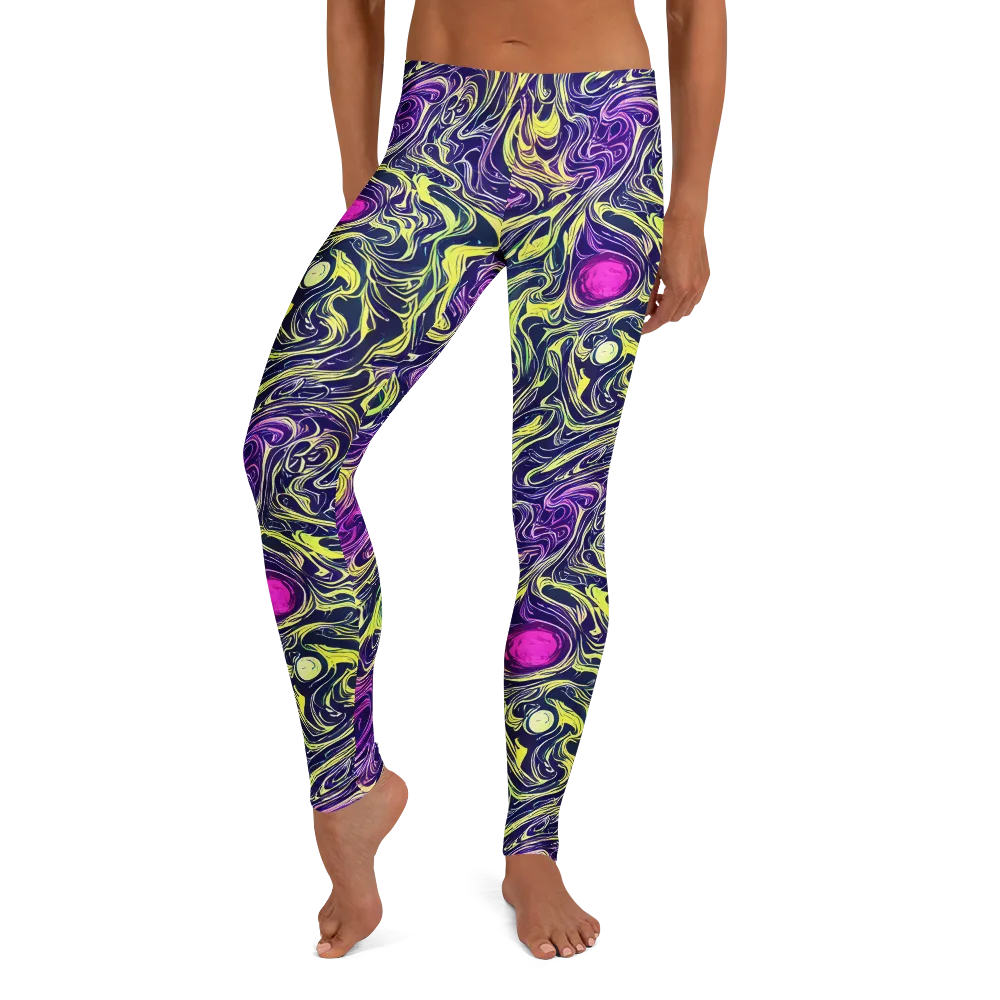 Vivid Drift on Leggings — Front