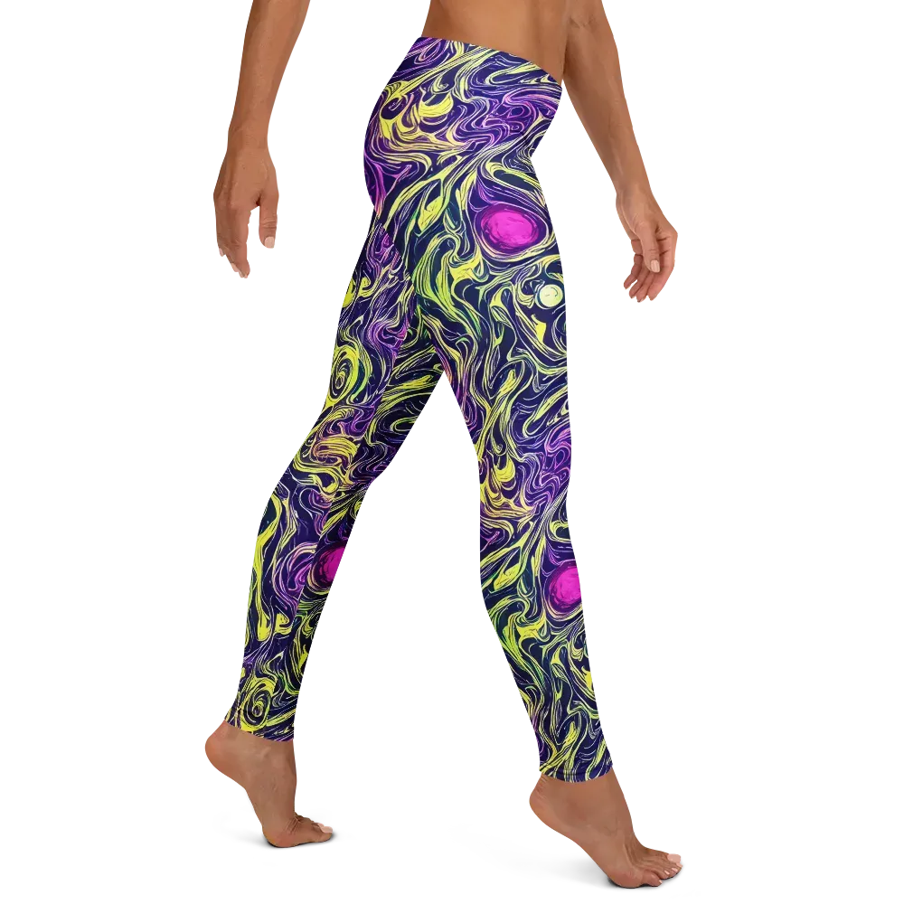Vivid Drift on Leggings — Right