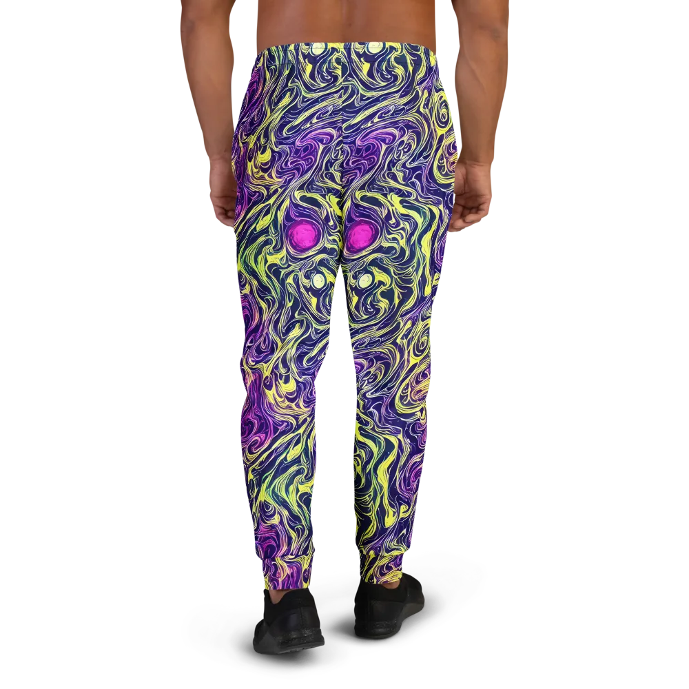 Vivid Drift on Men's Joggers — Back