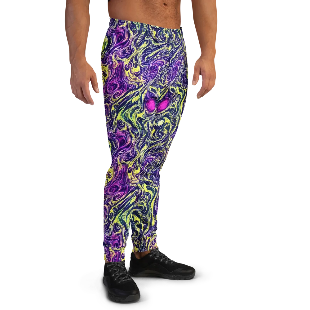 Vivid Drift on Men's Joggers — Right