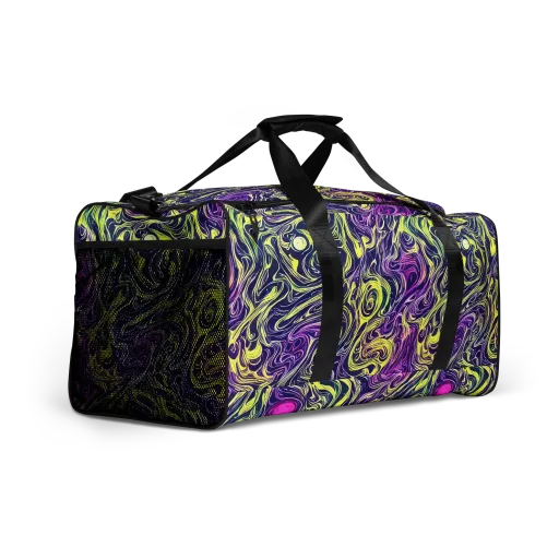Vivid Drift on a Duffle Bag