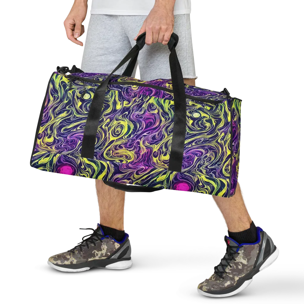 Vivid Drift on Duffle Bag — Front