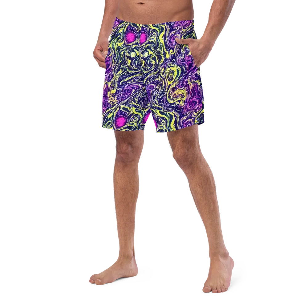 Vivid Drift on Swim Trunks — Left Front