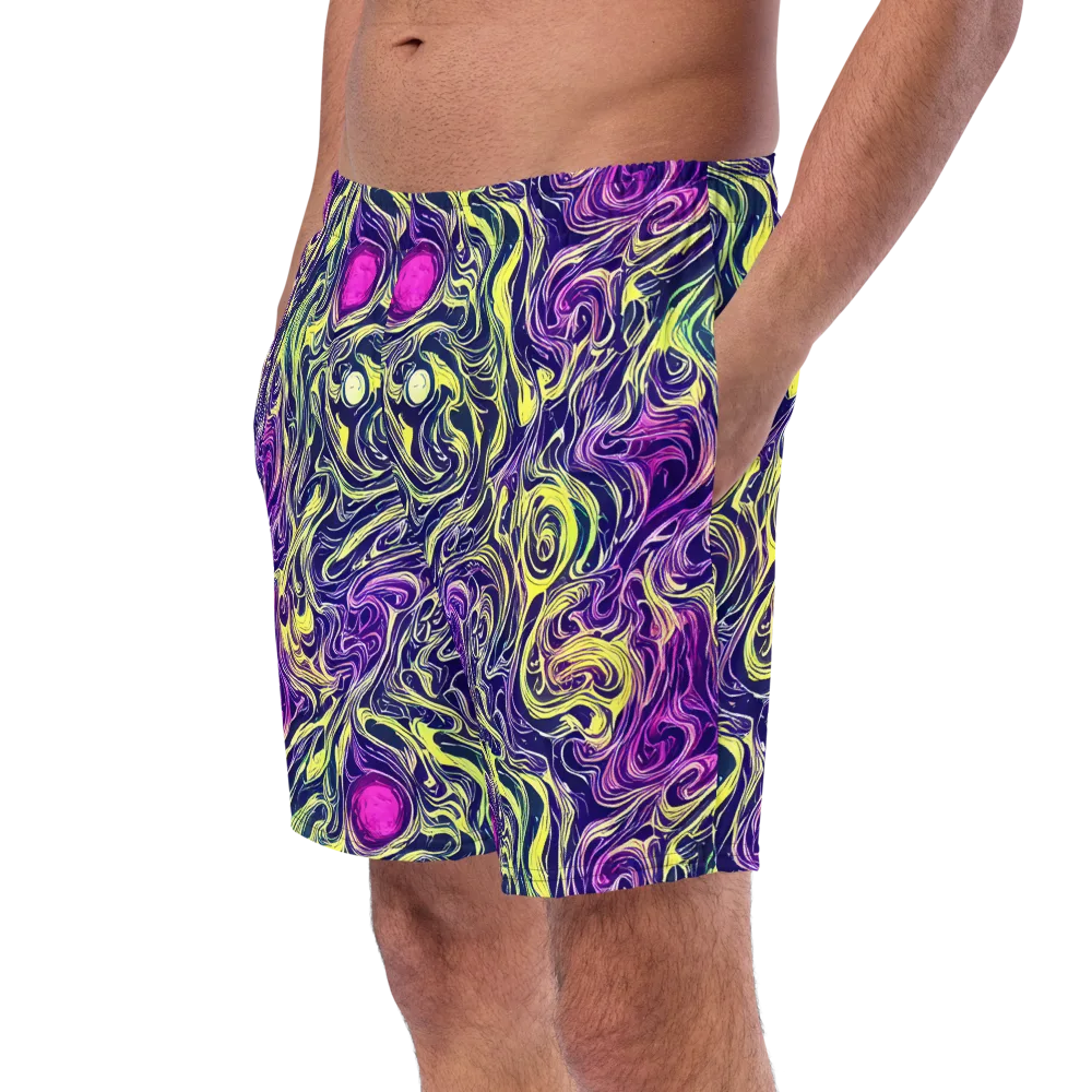 Vivid Drift on Swim Trunks — Left Front