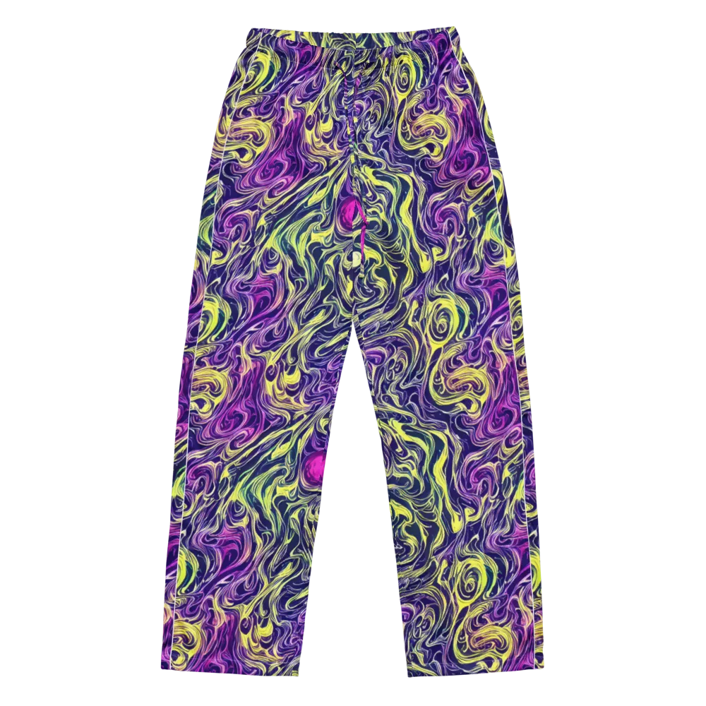 Vivid Drift on Women's Pajama Pants — Front