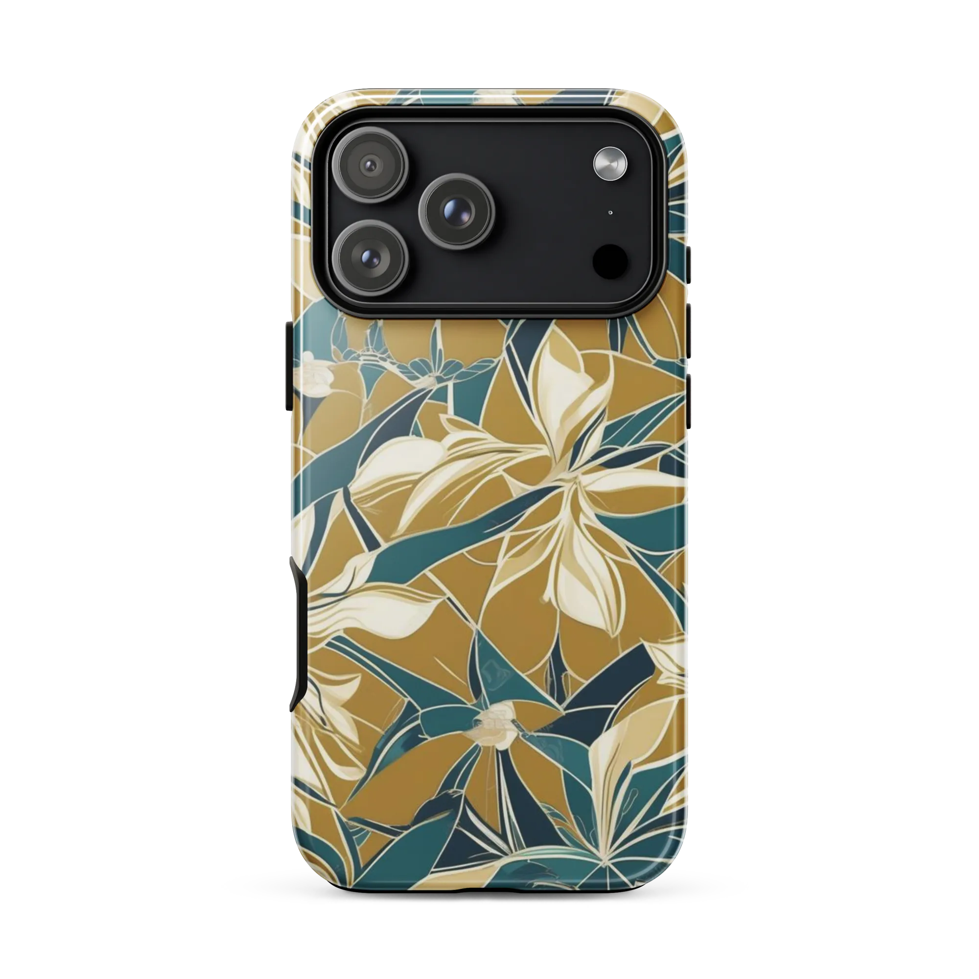 Ochre Bloom on Tough Case for iPhone® — Front