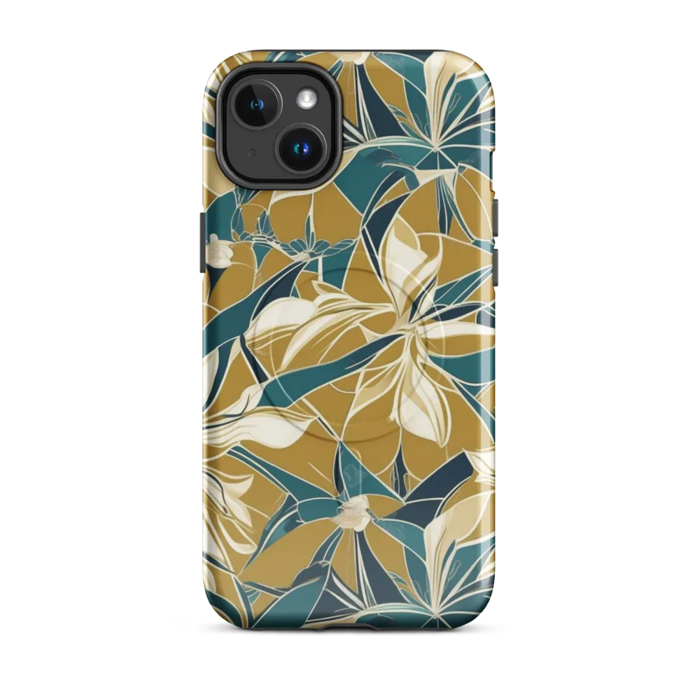 Ochre Bloom on MagSafe Tough Case for iPhone® — Front