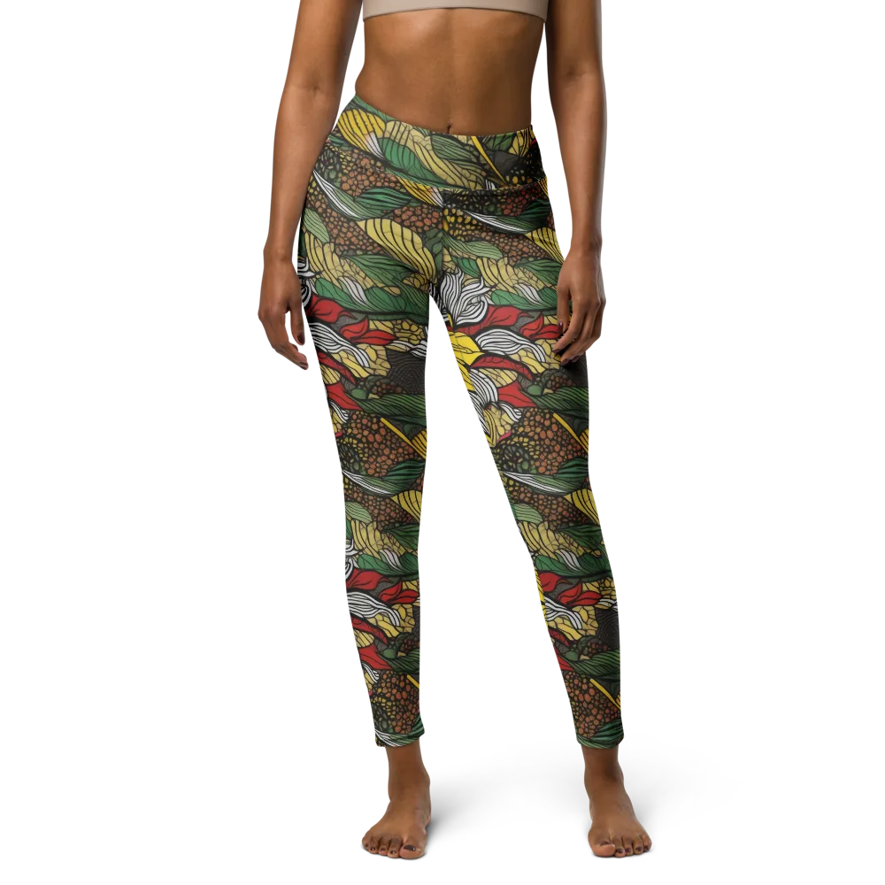 Sunlit Conservatory on Yoga Leggings — Front