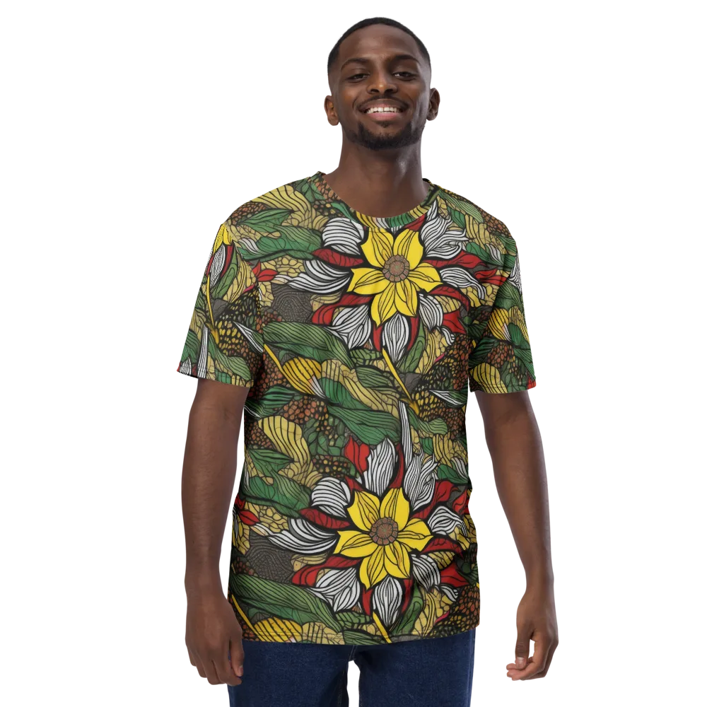 Sunlit Conservatory on Men's Crew Neck T-Shirt — Front