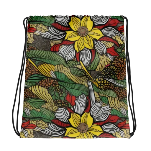 Sunlit Conservatory on a Drawstring Bag