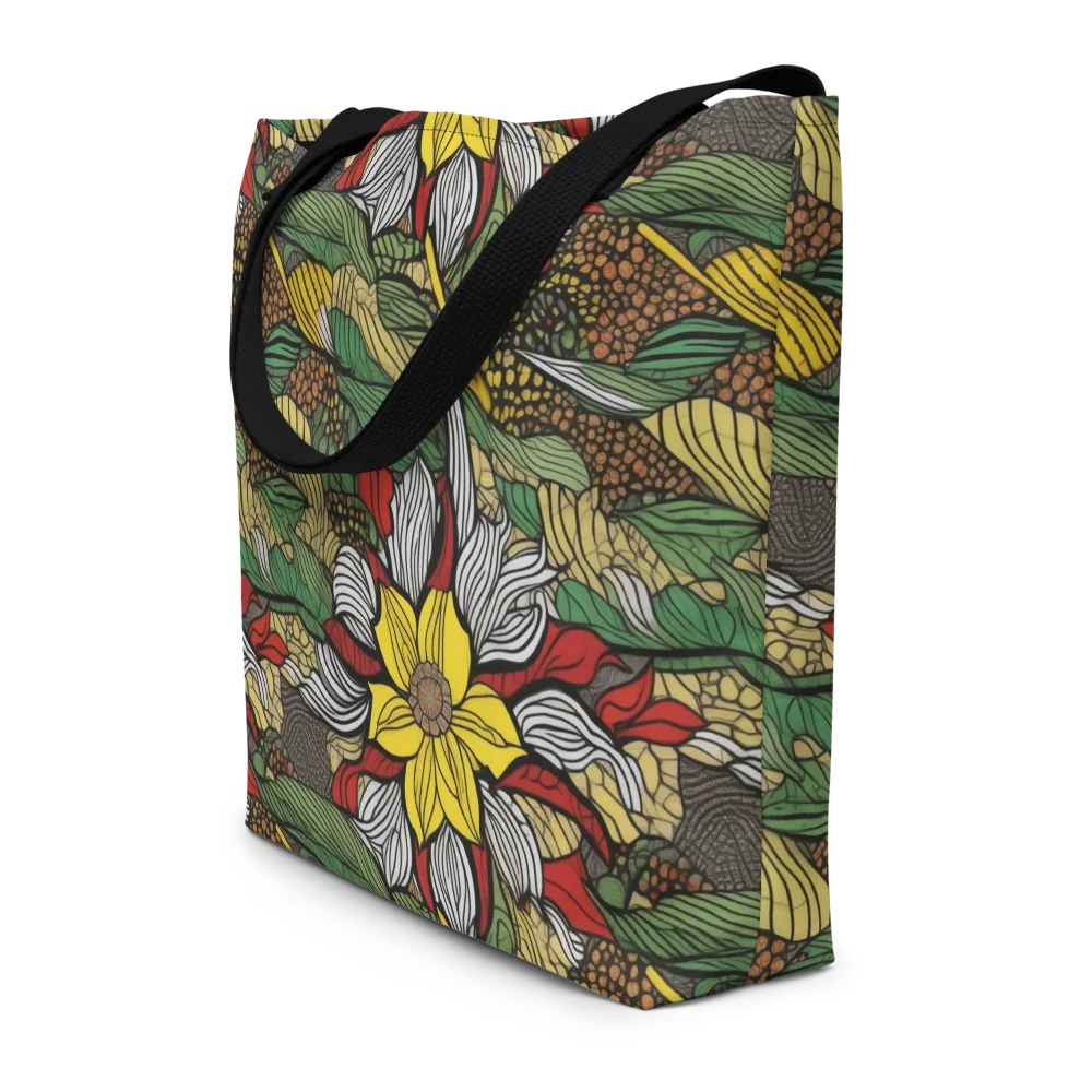 Sunlit Conservatory on Large Tote Bag W/ Pocket — Front