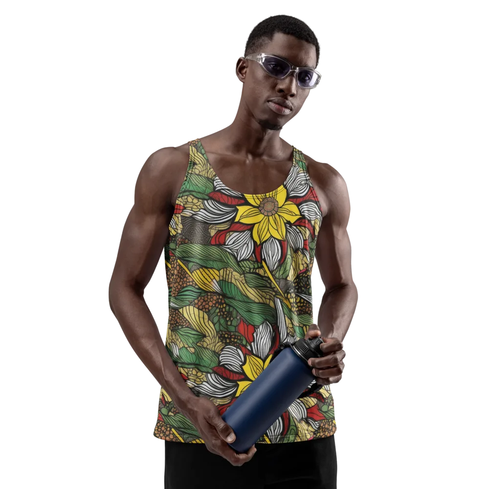 Sunlit Conservatory on Men's Tank Top — Front
