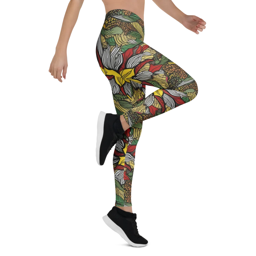 Sunlit Conservatory on Leggings — Right