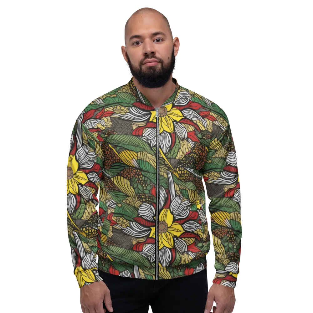 Sunlit Conservatory on Bomber Jacket — Front