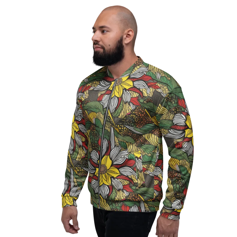 Sunlit Conservatory on Bomber Jacket — Left