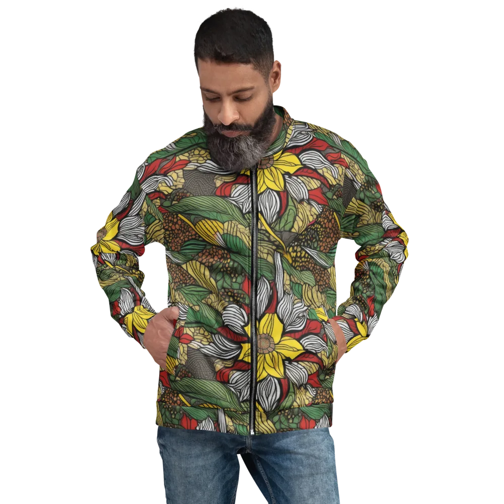 Sunlit Conservatory on Bomber Jacket — Front