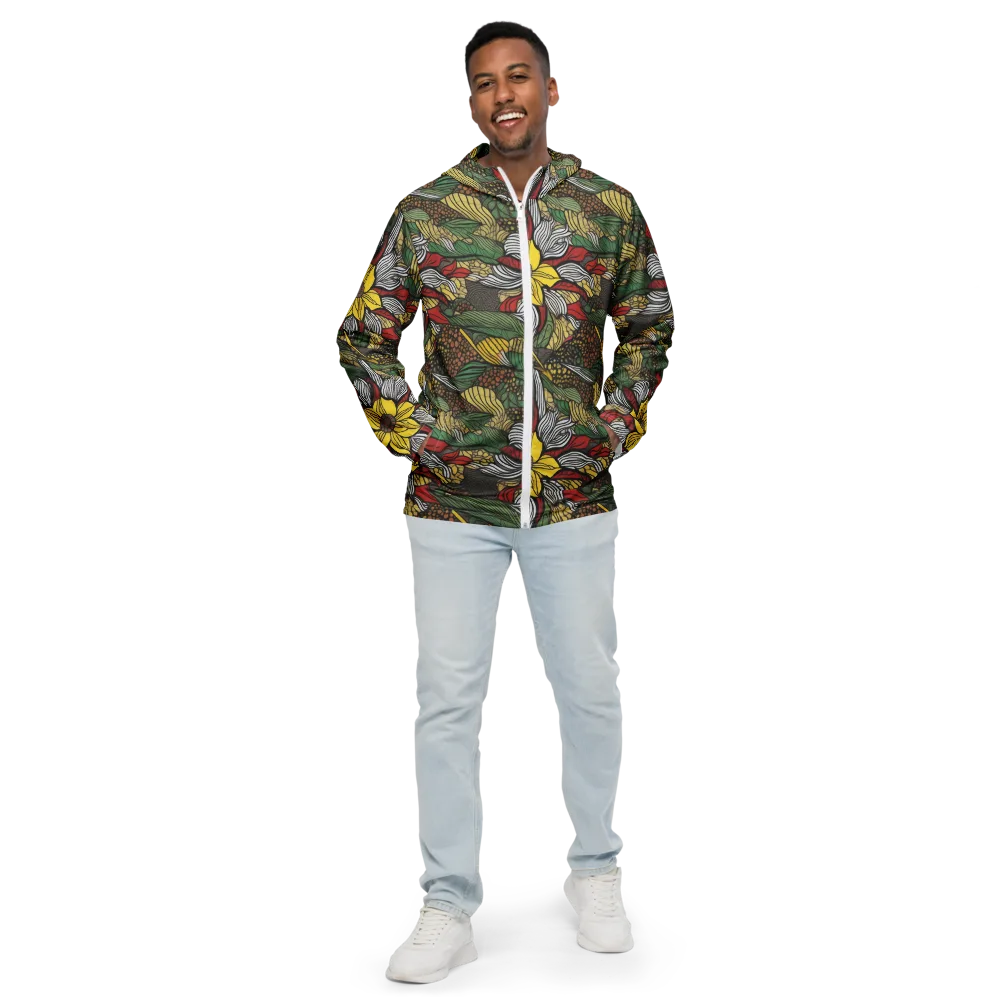 Sunlit Conservatory on Men's Windbreaker — Front