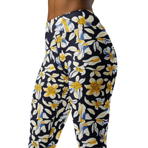 Sunlit Botanica on a Yoga Leggings
