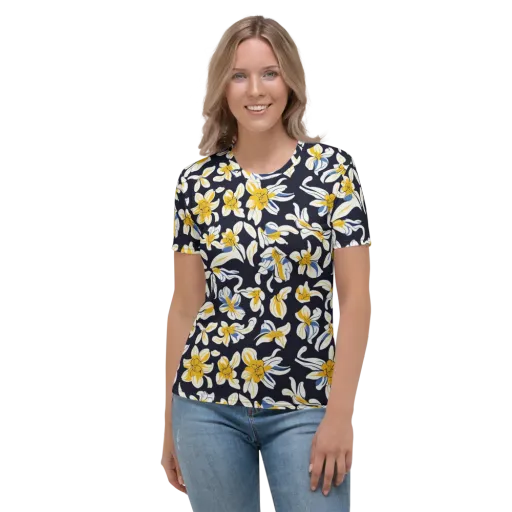 Sunlit Botanica on a Women's Crew Neck T-Shirt