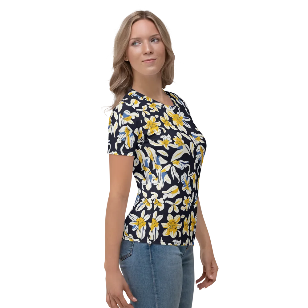 Sunlit Botanica on Women's Crew Neck T-Shirt — Right