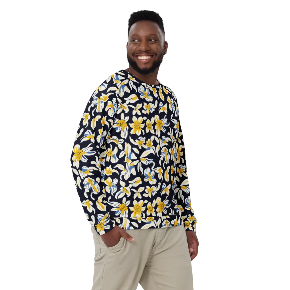 Sunlit Botanica on Sweatshirt — Front