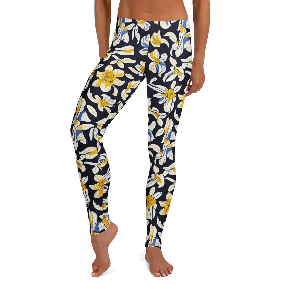 Sunlit Botanica on Leggings — Front