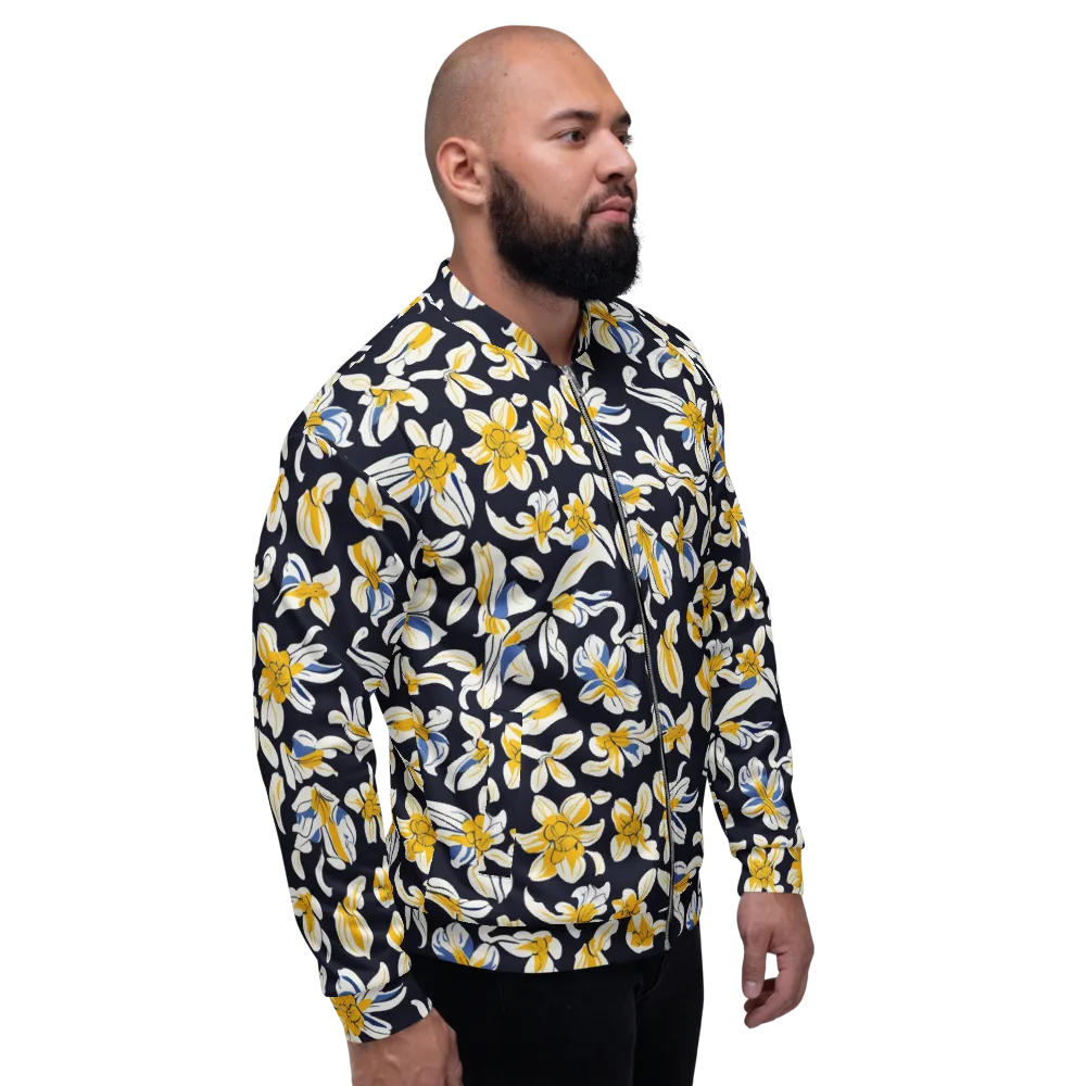 Sunlit Botanica on Bomber Jacket — Right
