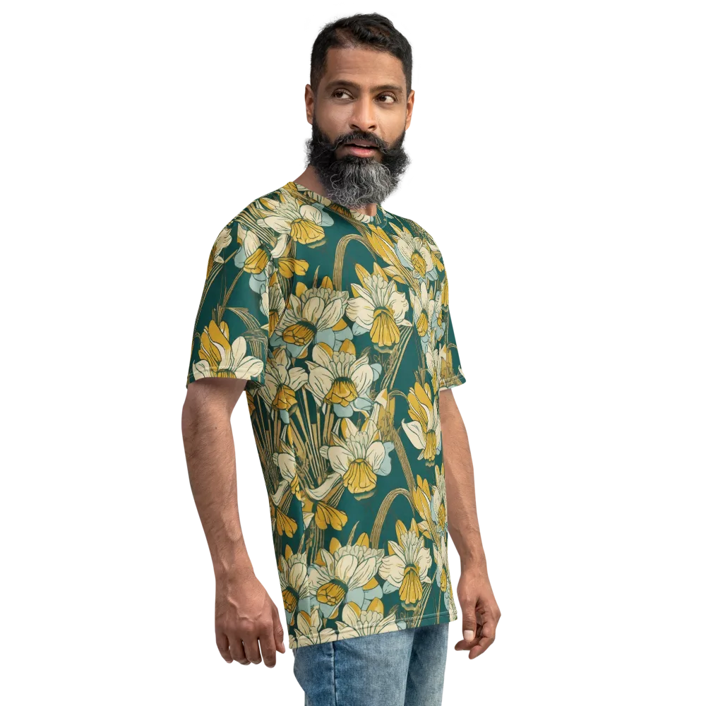 Gilded Meadow on Men's Crew Neck T-Shirt — Right