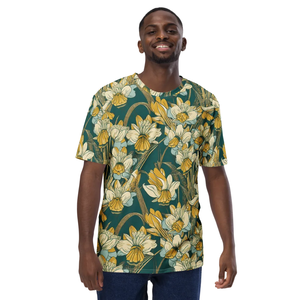 Gilded Meadow on Men's Crew Neck T-Shirt — Front