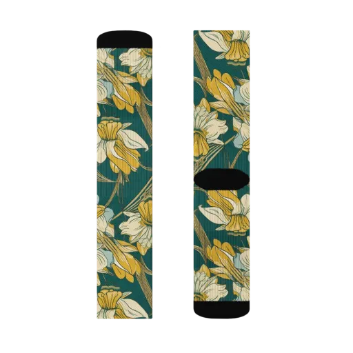 Gilded Meadow on a Socks
