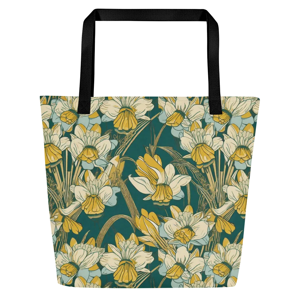 Gilded Meadow on Large Tote Bag W/ Pocket — Front