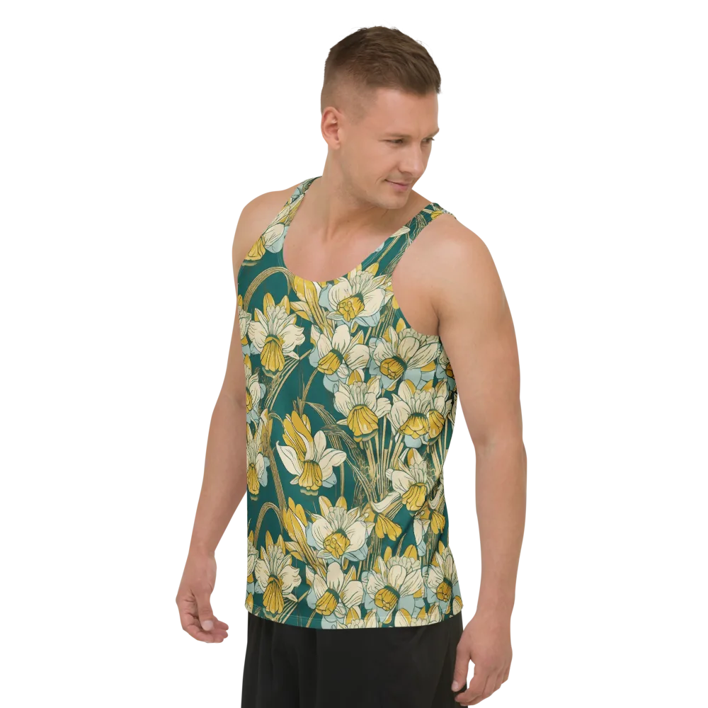 Gilded Meadow on Men's Tank Top — Left Front