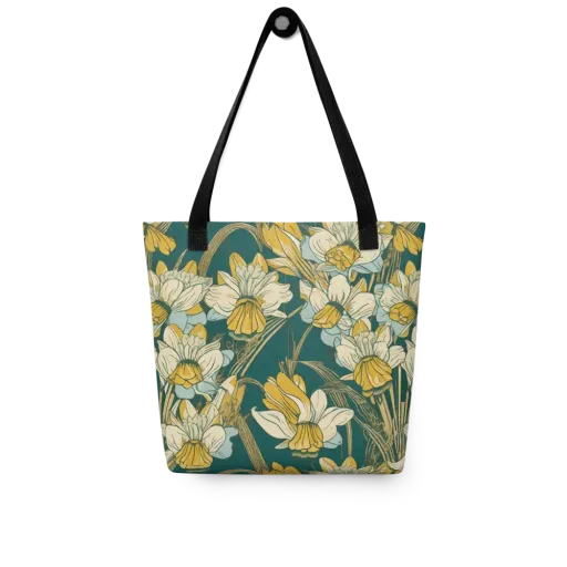 Gilded Meadow on a Tote Bag