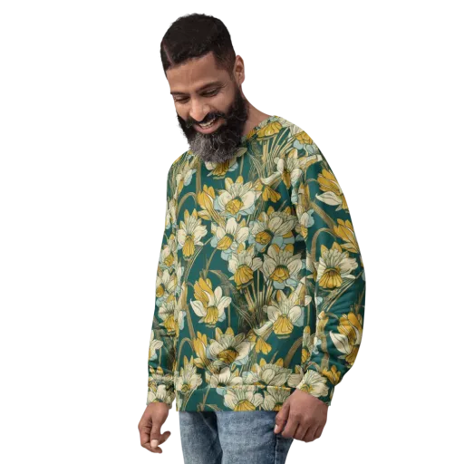 Gilded Meadow on a Sweatshirt