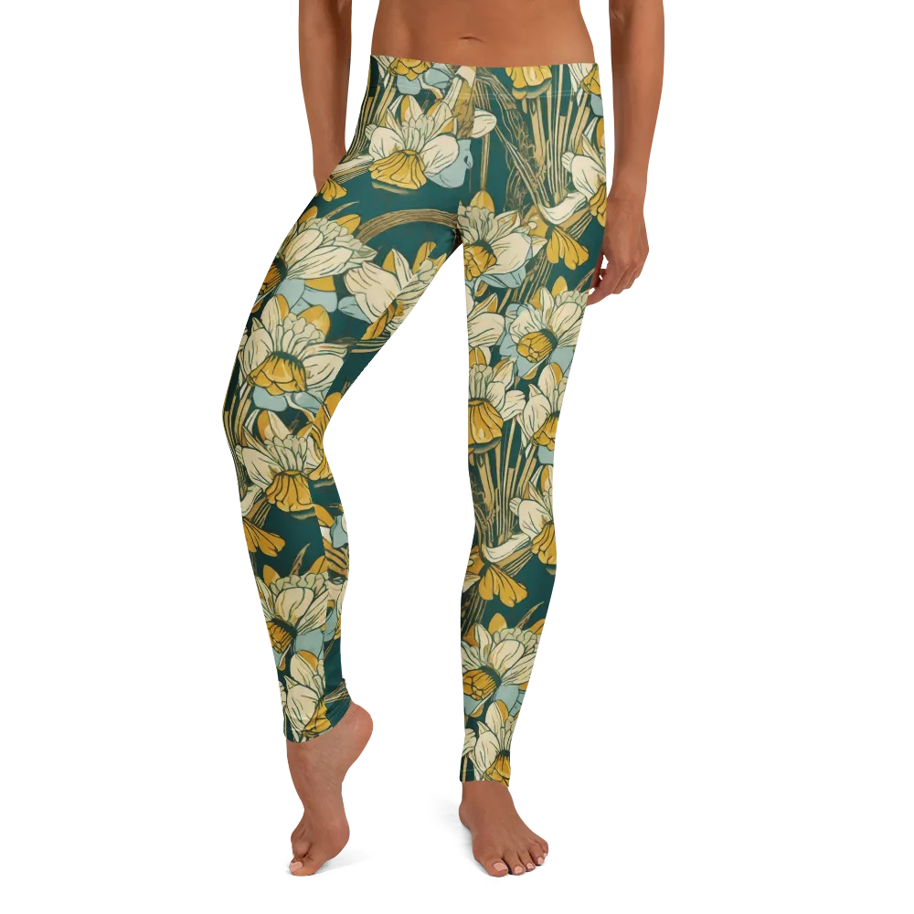 Gilded Meadow on Leggings — Front