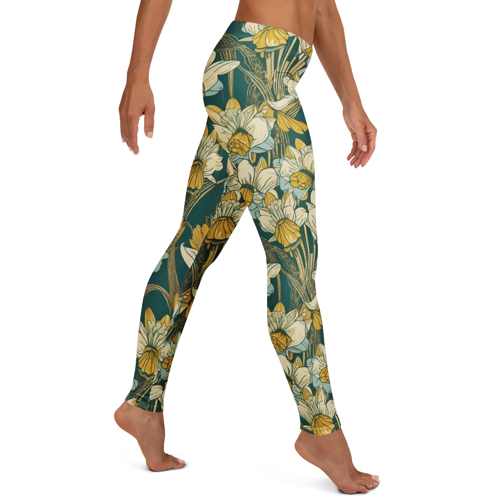 Gilded Meadow on Leggings — Right